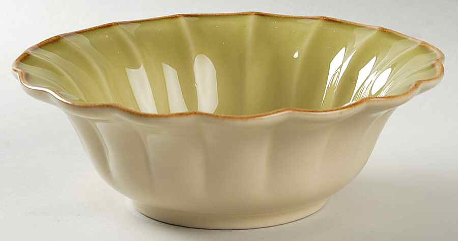 Autumn Waves Celery (Green) Soup/Cereal Bowl by Casafina-1