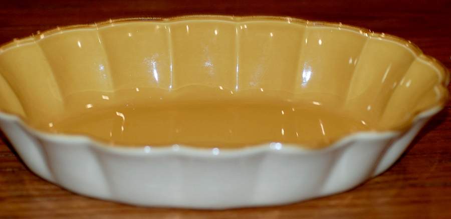 Autumn Waves Honey (Yellow) 13" Oval Baker by Casafina-1