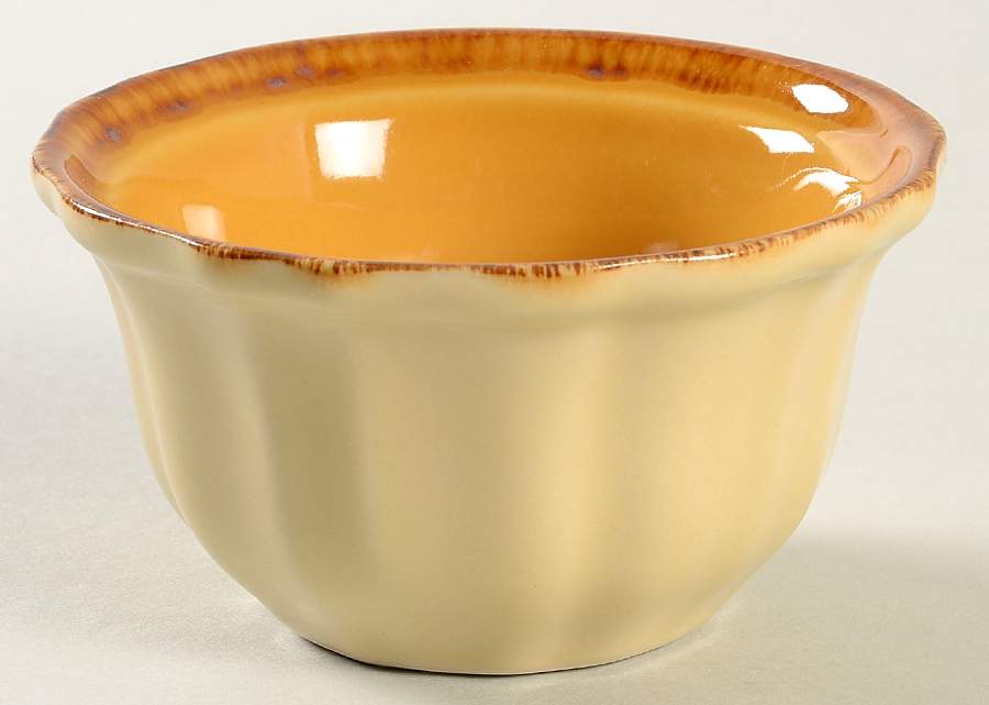 Autumn Waves Honey (Yellow) Ramekin by Casafina-1