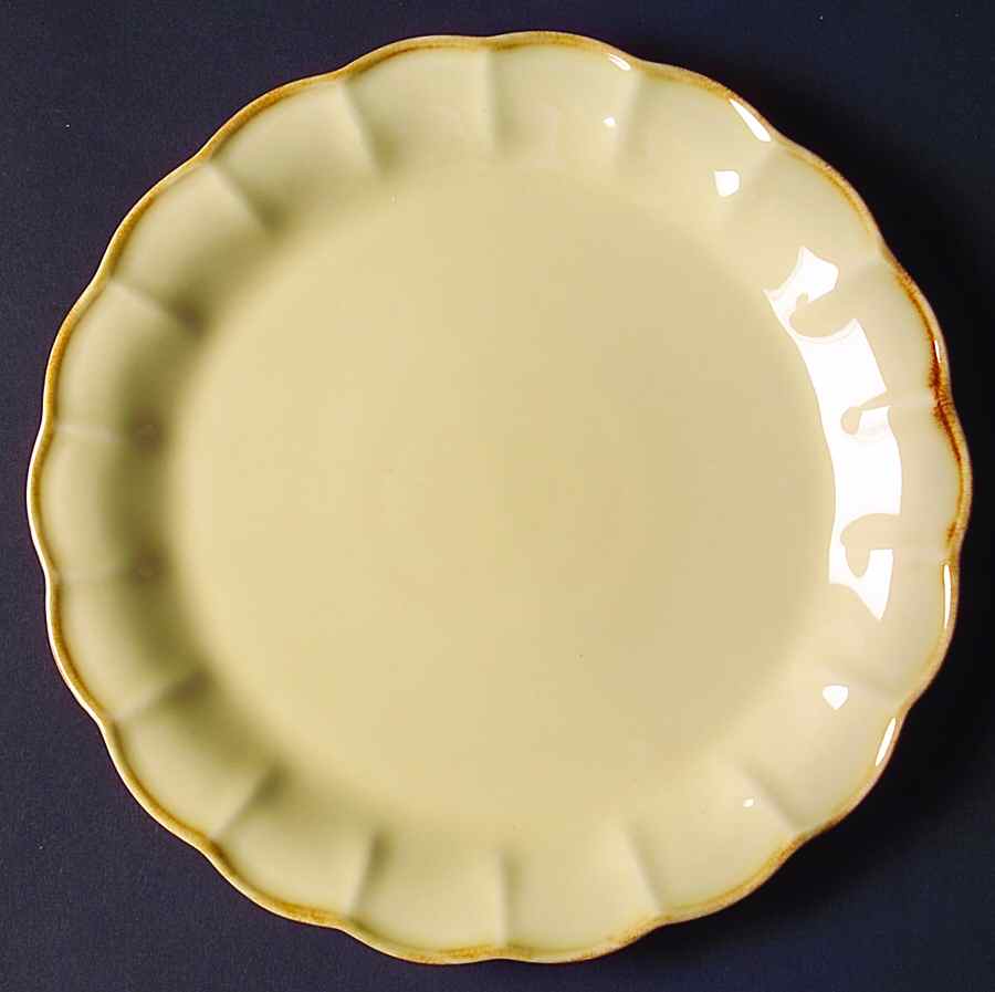 Autumn Waves Oatmeal (Cream) Salad Plate by Casafina-1