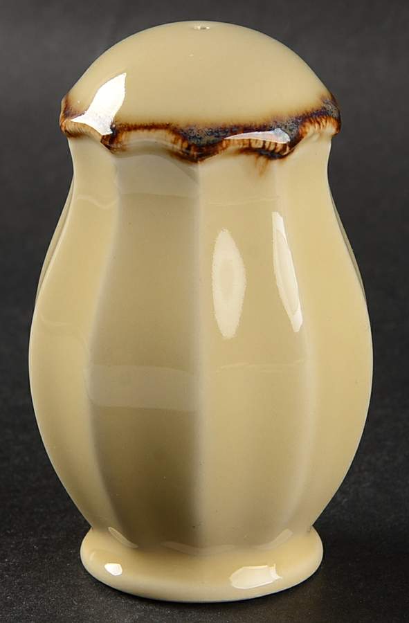 Autumn Waves Oatmeal (Cream) Salt Shaker by Casafina-1