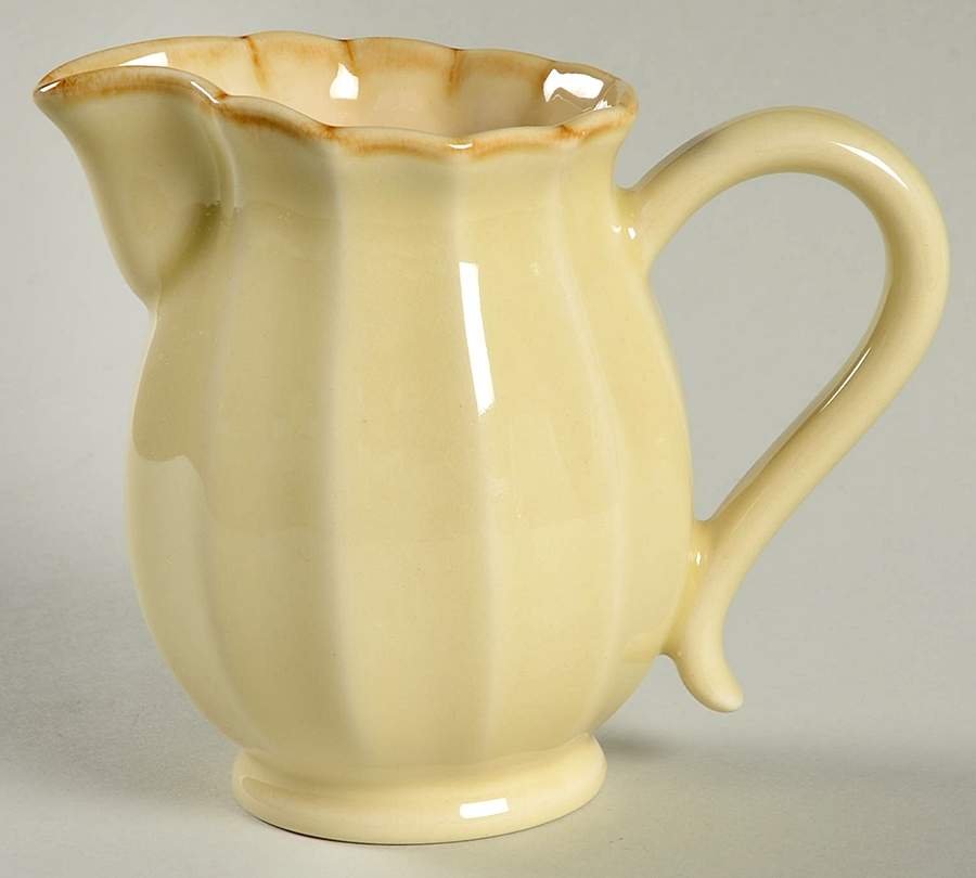Autumn Waves Oatmeal (Cream) Creamer by Casafina-1