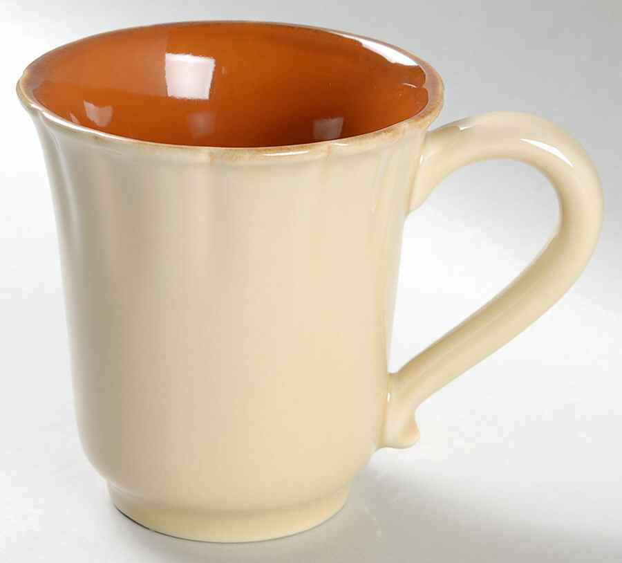 Autumn Waves Pumpkin (Orange) Mug by Casafina-1