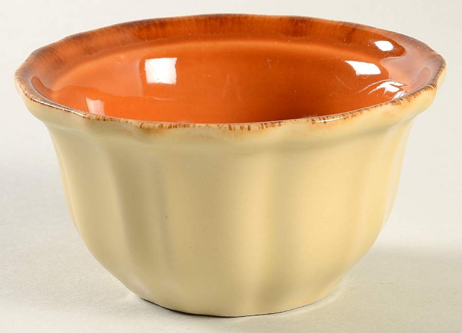 Autumn Waves Pumpkin (Orange) Ramekin by Casafina-1