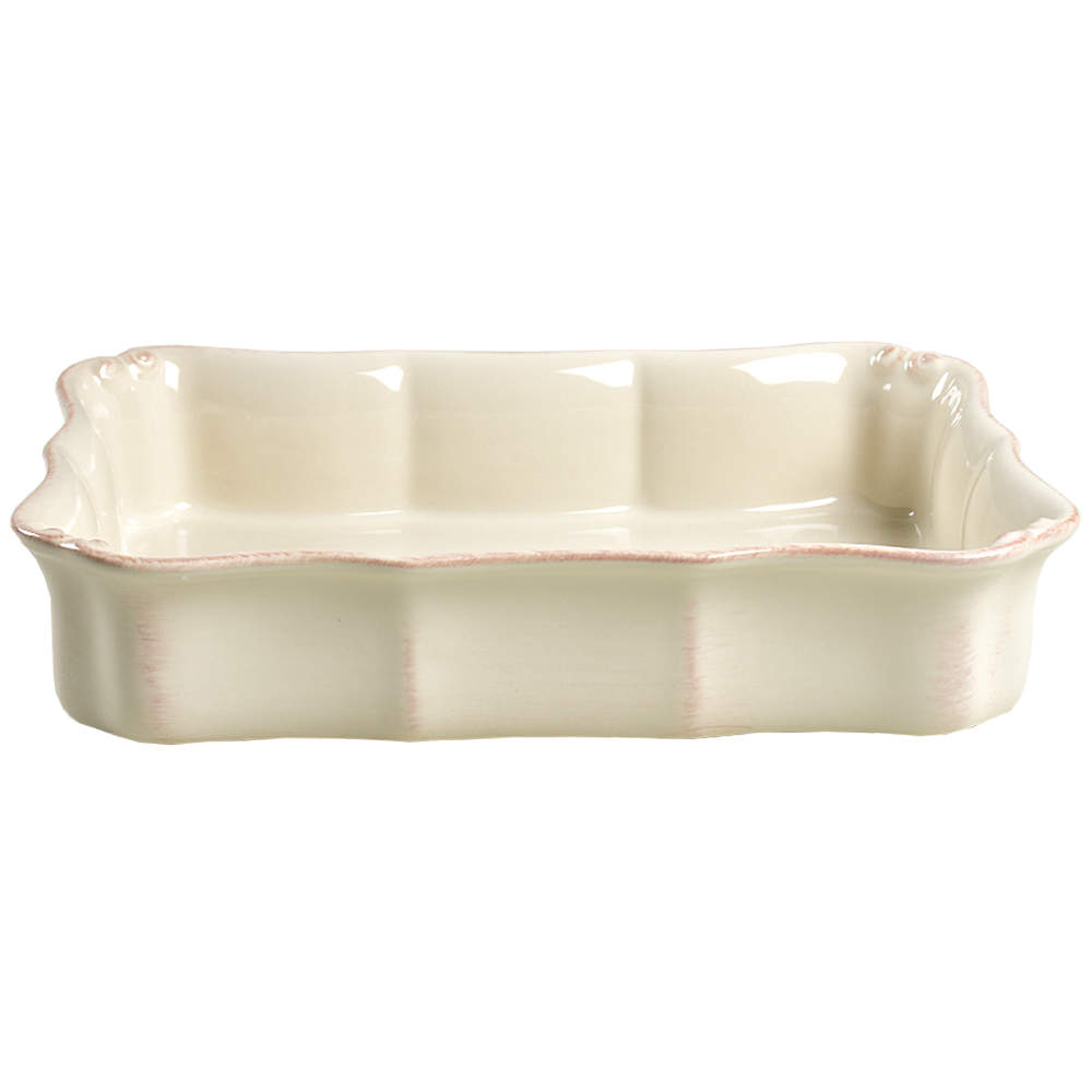 Vintage Port Cream 13"  Rectangular Baker by Casafina-1