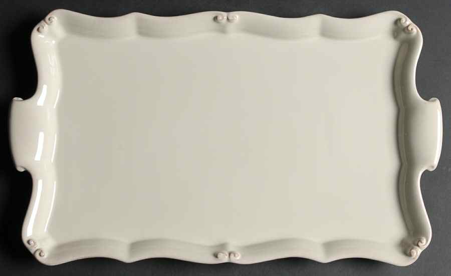 Vintage Port Cream 16'' Rectangular Tray by Casafina-1