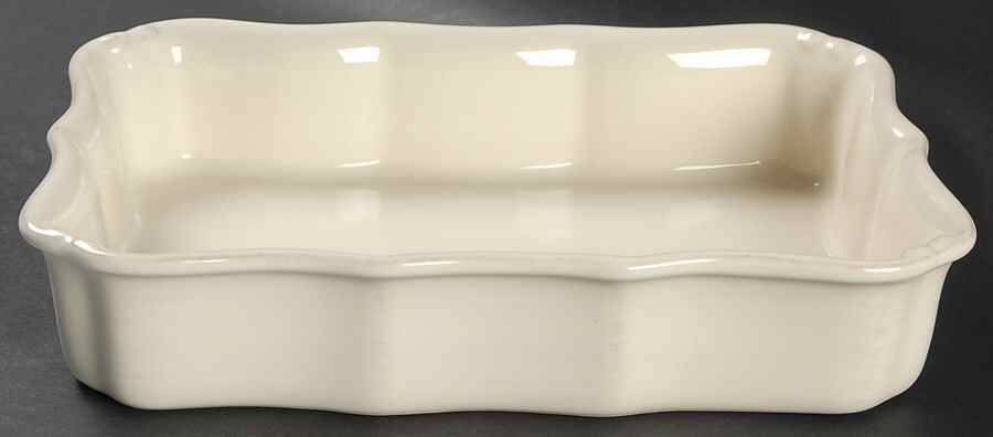 Vintage Port Cream 9" Rectangular Baker by Casafina-1