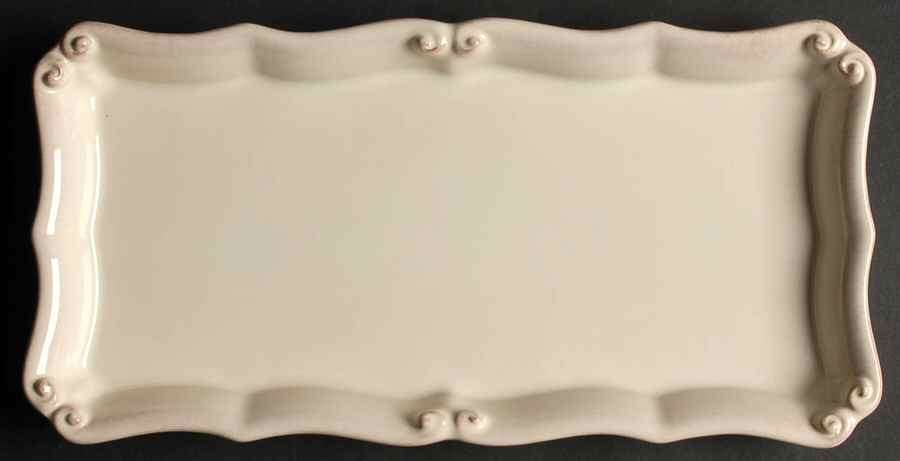 Vintage Port Cream 11" Bread Tray by Casafina-1