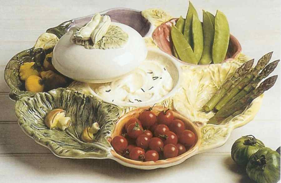 Farmers Market Accessories 7-Part Relish with Center Cover by Casafina-1