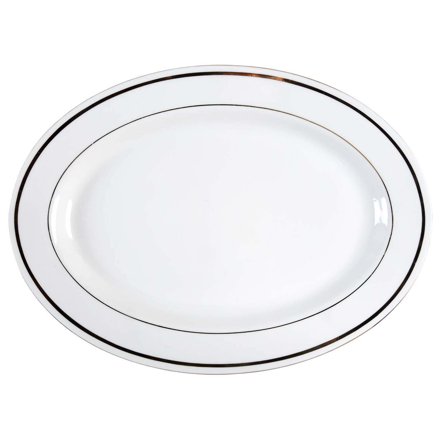 D'Or 14" Oval Serving Platter by China (Made in China)-1