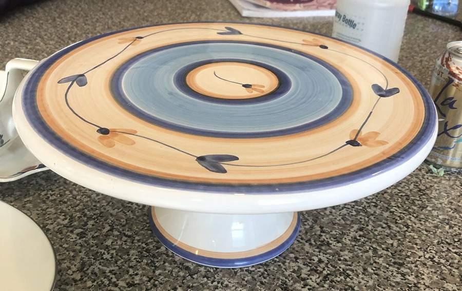 CAA49 Footed Cake Plate by Caleca-1