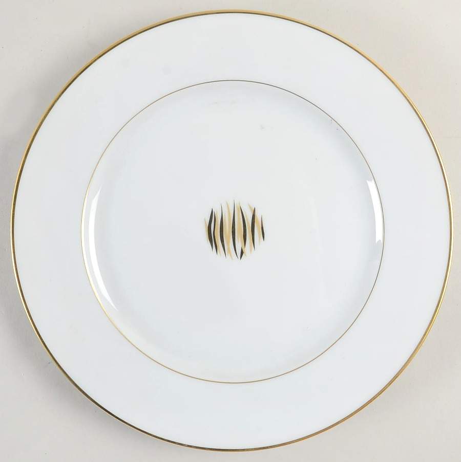Wakame (Gold Trim) Dinner Plate by Christofle-1