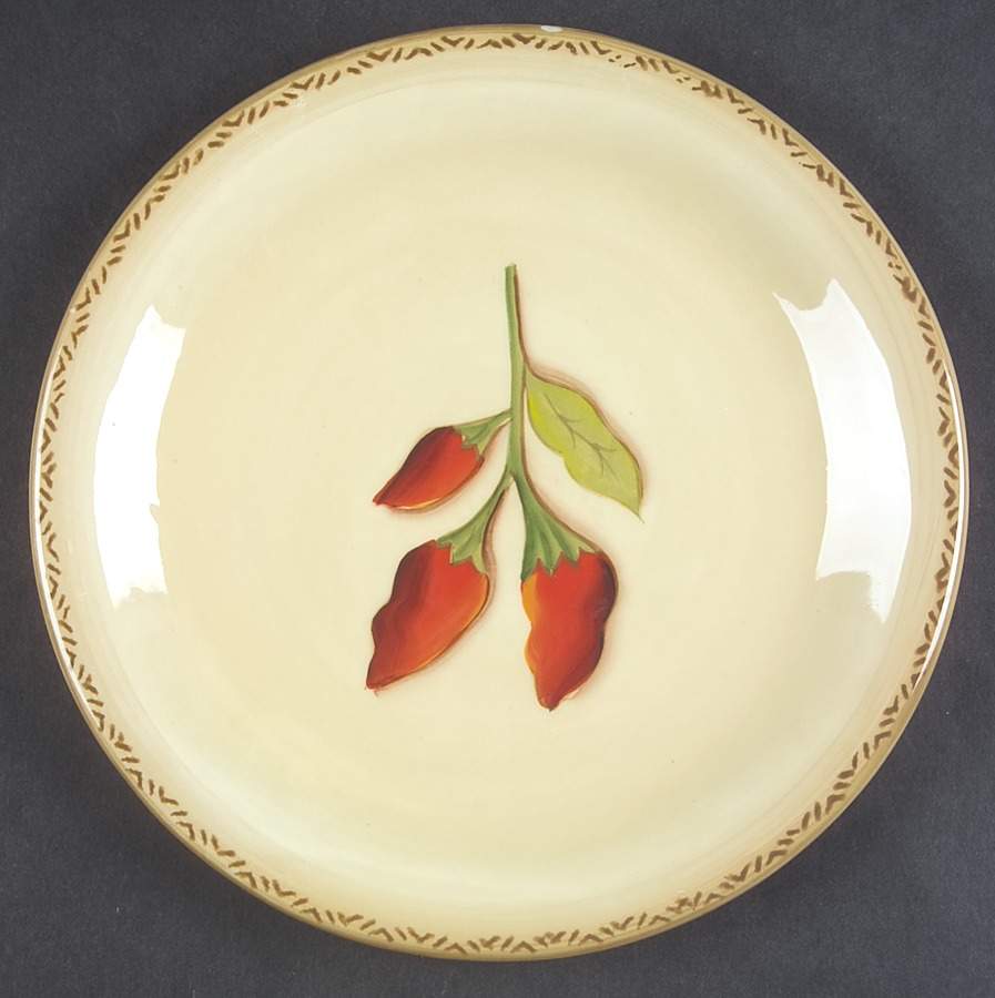 Serrano Salad Plate by Clay Art-1