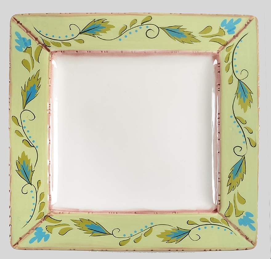 Wildflower Dinner Plate by Clay Art-1