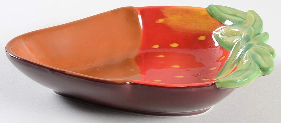 Chocolate Swirls Figural All Purpose Bowl by Clay Art-1