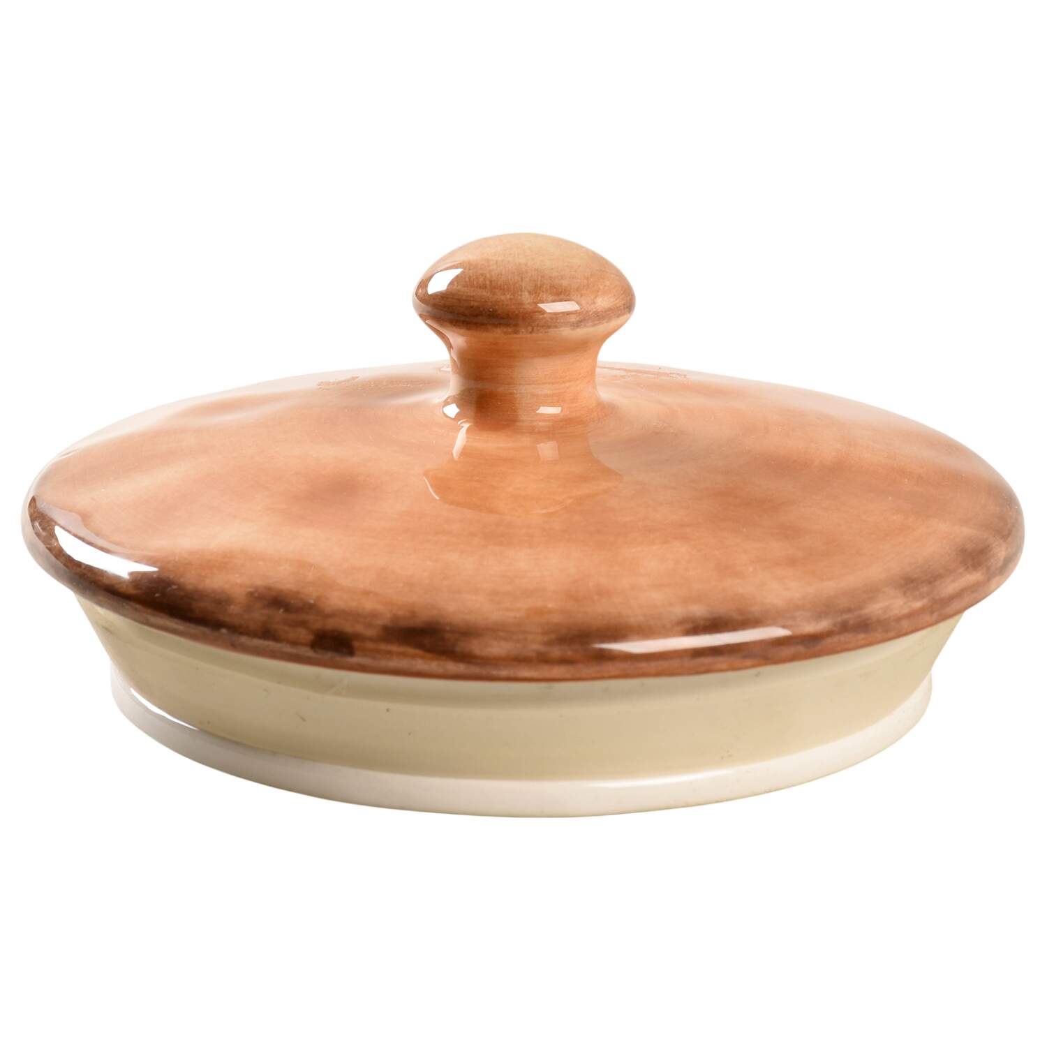 Tuscan Sunflower Lid for Medium Canister by Clay Art-1