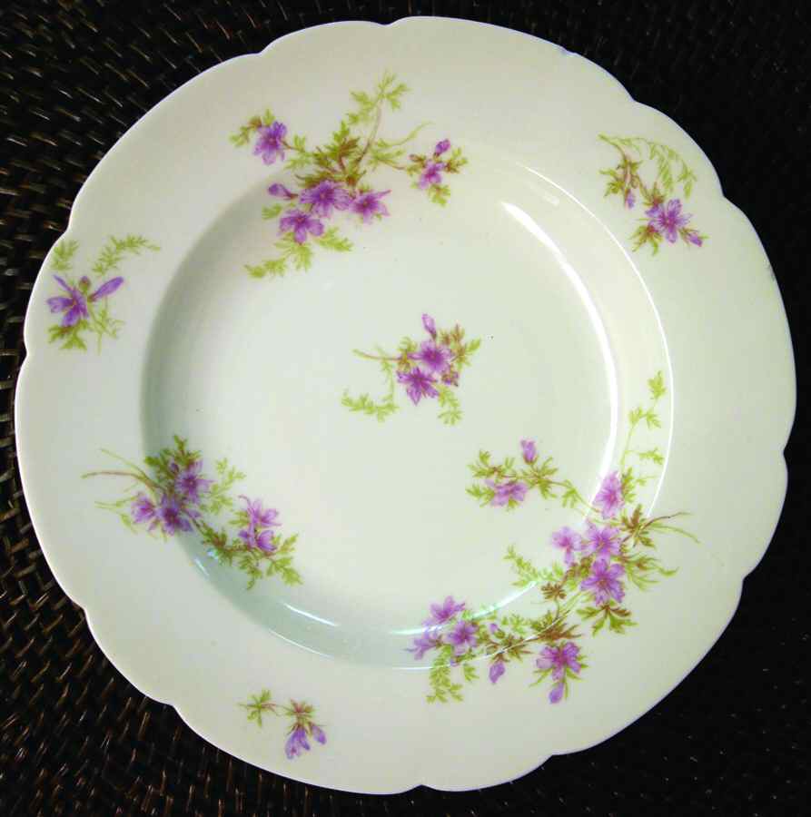 Schleiger 1293-1 Dinner Plate by Charles Field Haviland-1