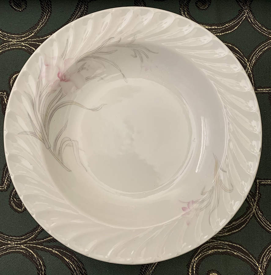 Lavender Lilies Rim Soup Bowl by Universal Porcelain Company-1