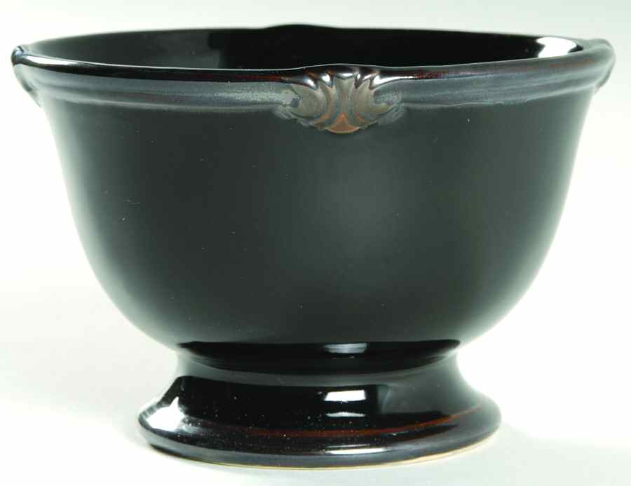 Embassy Black Individual Ice Cream Dish by Certified International-1