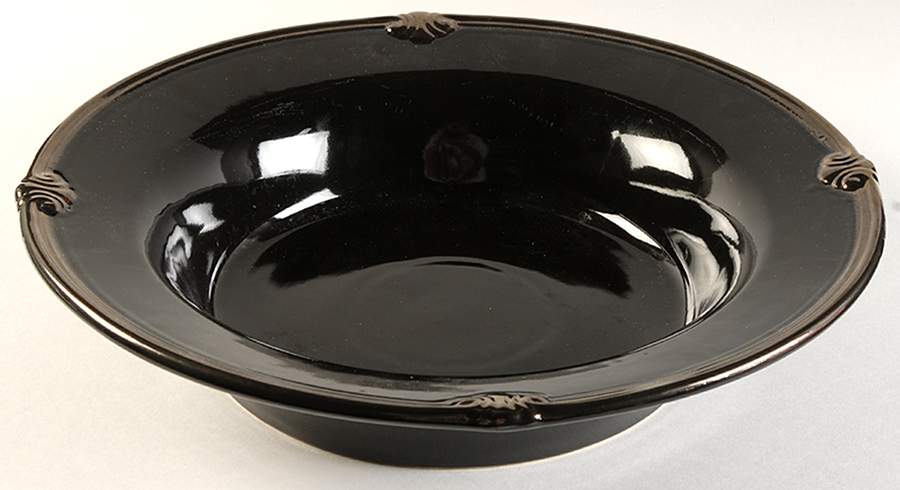 Embassy Black 14" Round Vegetable Bowl by Certified International-1