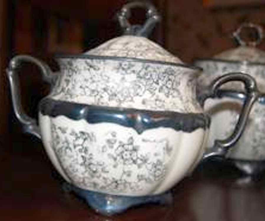 CTI196 Sugar Bowl & Lid by Carl Tielsch-1