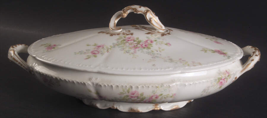 CHF1361 Oval Covered Vegetable by Charles Field Haviland-1