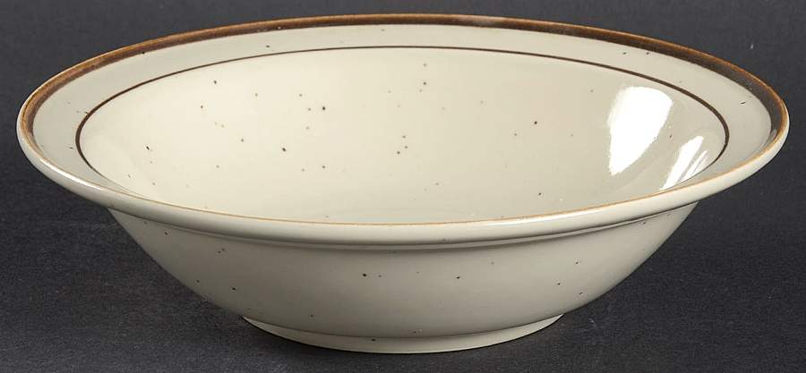 Krista Brown Coupe Cereal Bowl by Country Casual-1