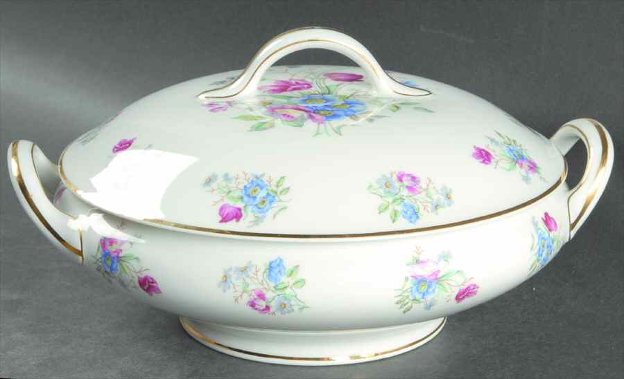 CHF1362 Round Covered Vegetable by Charles Field Haviland-1