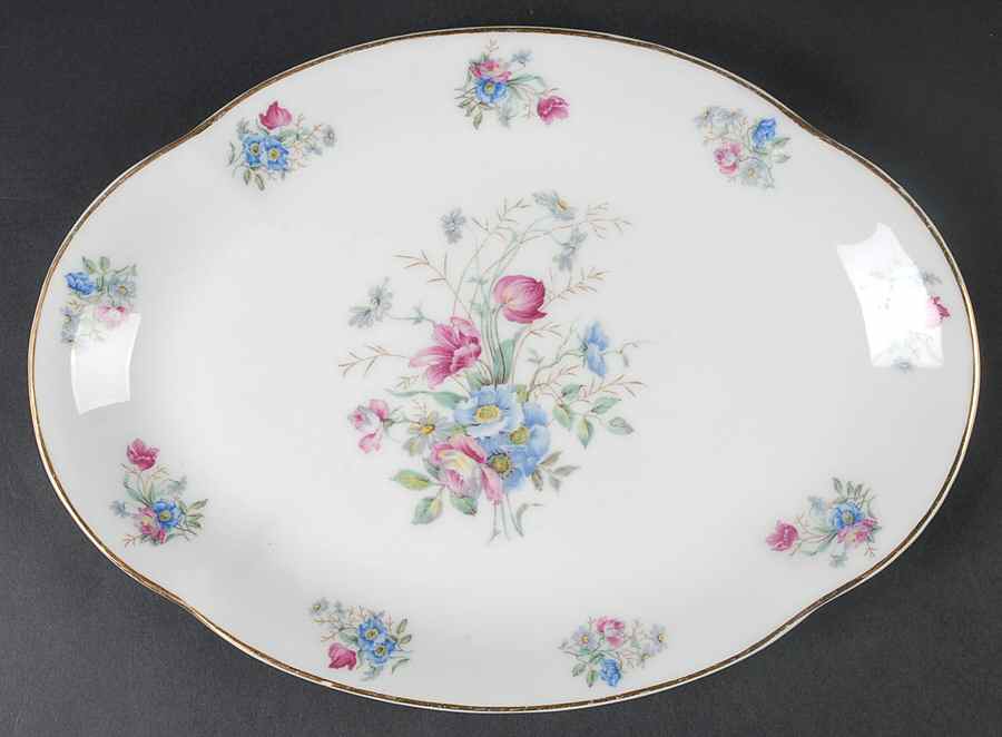 CHF1362 12" Oval Serving Platter by Charles Field Haviland-1