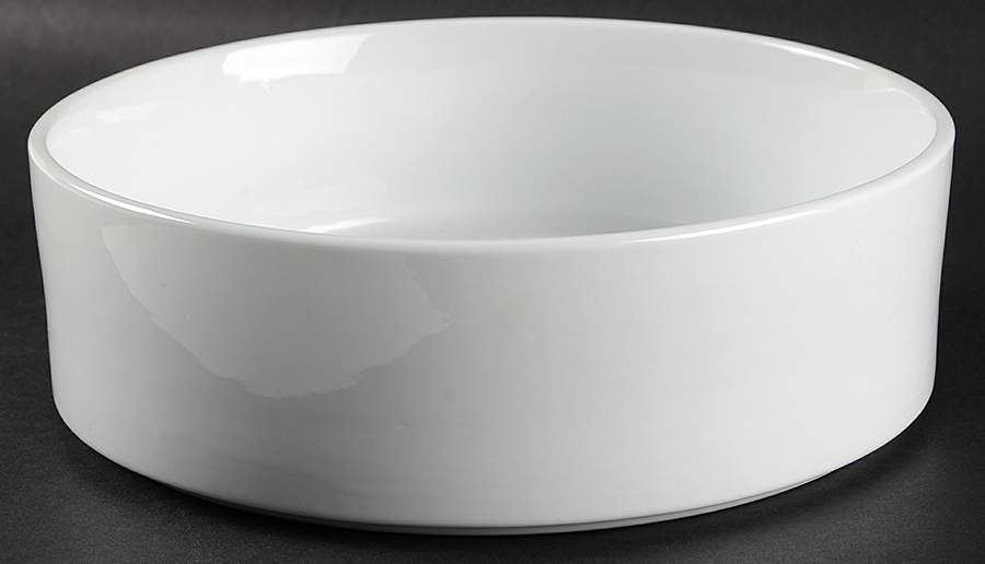 Modern 8" Round Vegetable Bowl by Crate & Barrel-1