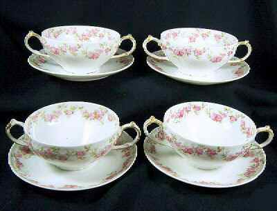 Schleiger 195-11 Flat Bouillon Cup & Saucer by Charles Field Haviland-1