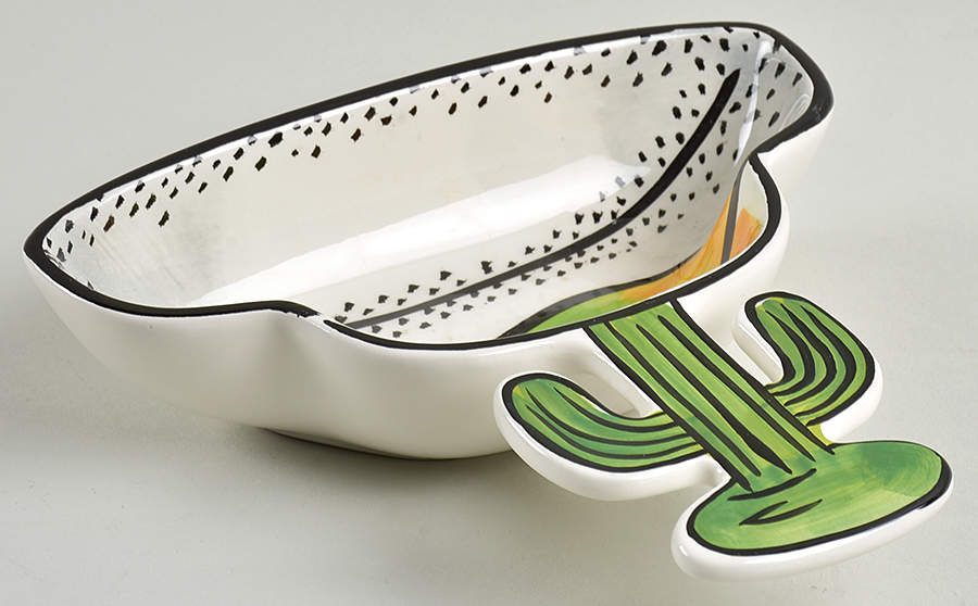 Salsa 7" Figural Serving Bowl by Clay Art-1