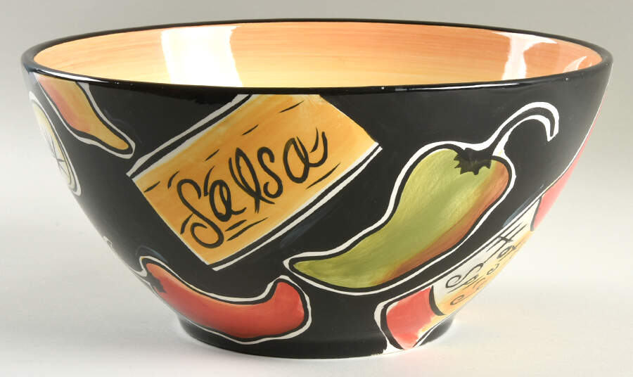 Salsa Salsa Bowl by Clay Art-1