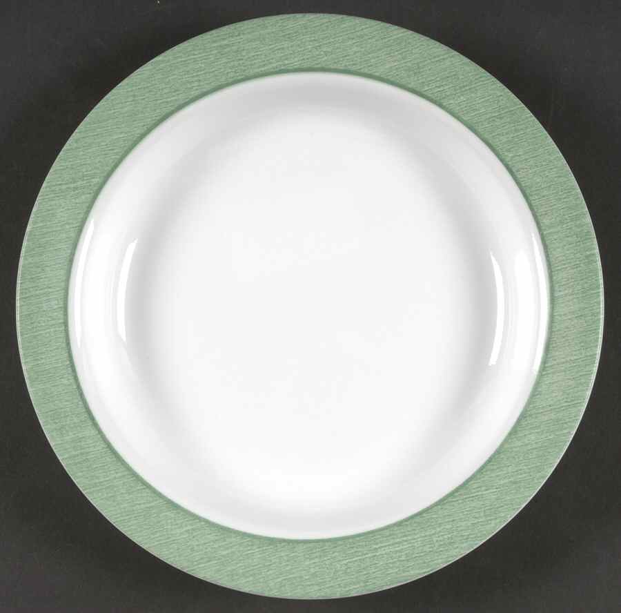 Green Linen (Corelle) Rim Soup Bowl by Corning Corelle-1
