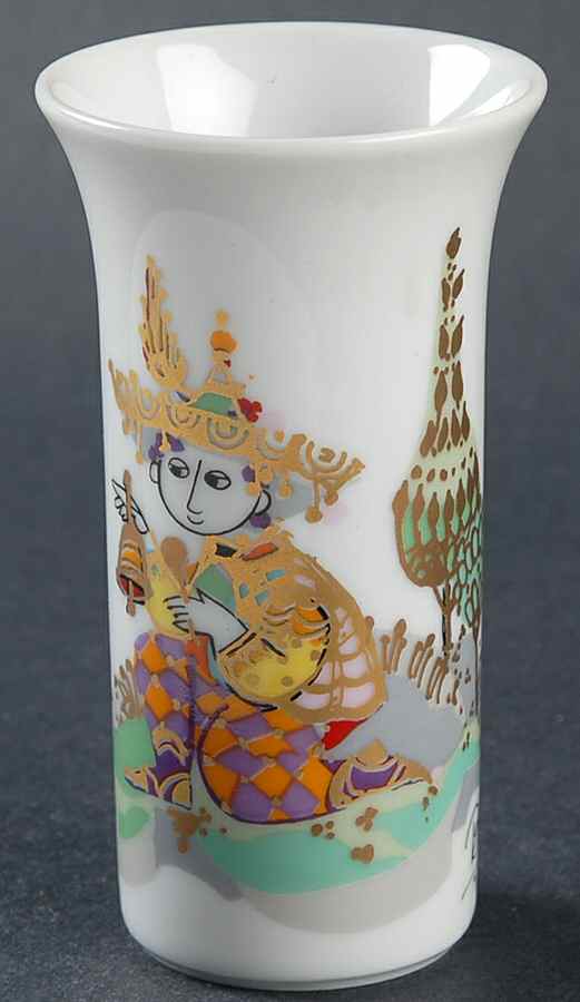 Concertina White 4" Vase by Rosenthal - Continental-1