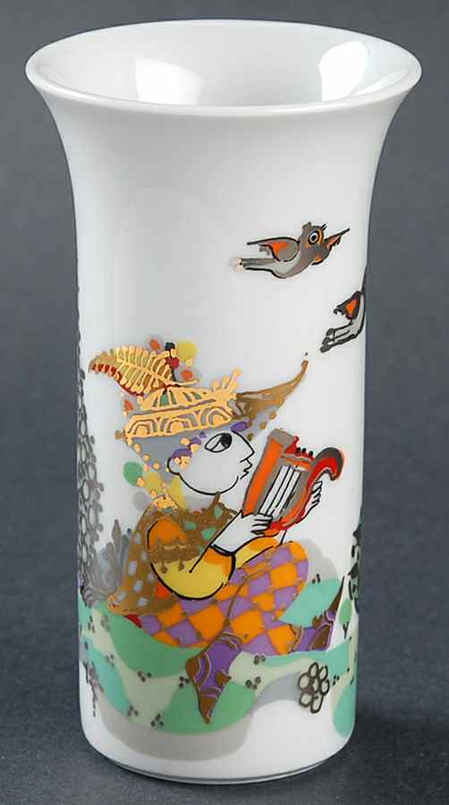 Concertina White 4" Vase by Rosenthal - Continental-1
