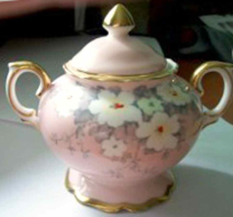 A15158 Sugar Bowl & Lid by Crown Staffordshire-1