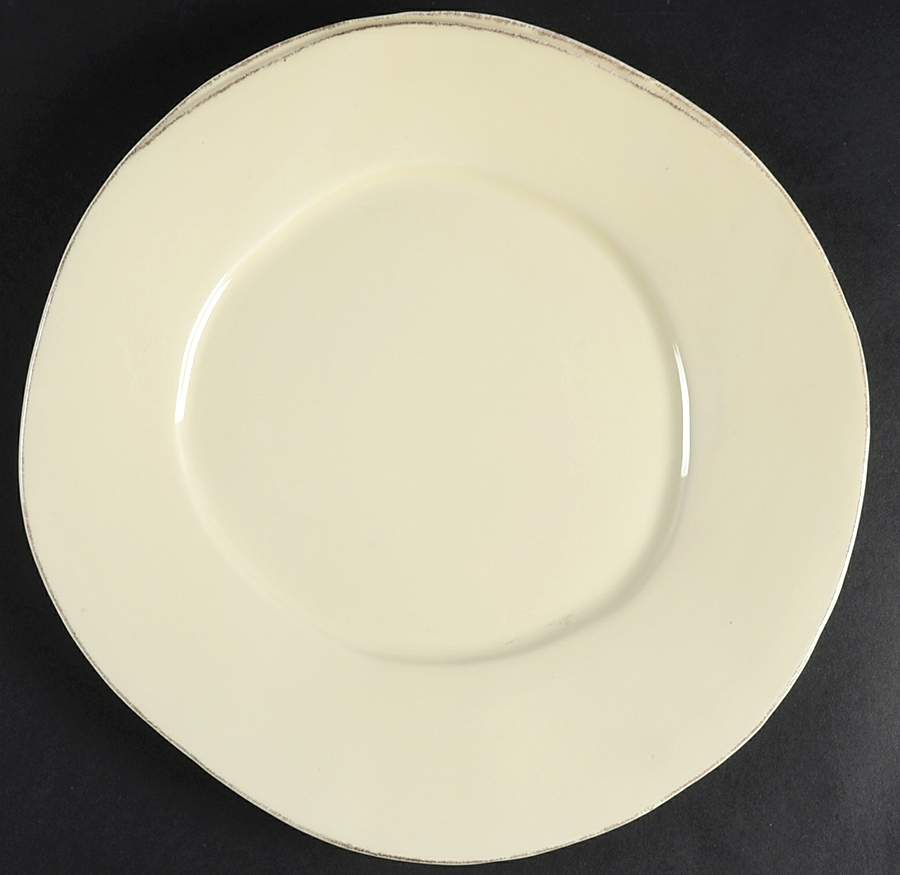 Mason Ivory Dinner Plate by Crate & Barrel-1