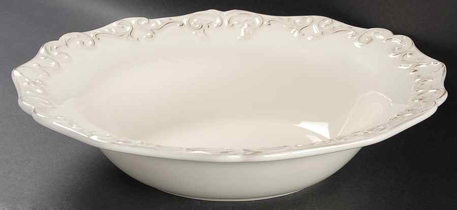 Evette 12" Large Oval Salad Serving Bowl by Crate & Barrel-1
