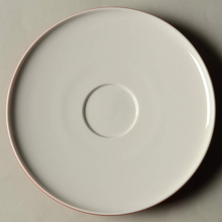 Cinnabar Floral Saucer for Flat Cup by Crate & Barrel-1