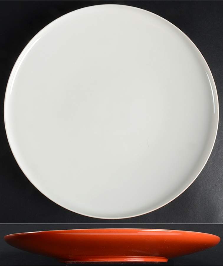 Cinnabar Floral 12" Chop Plate (Round Platter) by Crate & Barrel-1