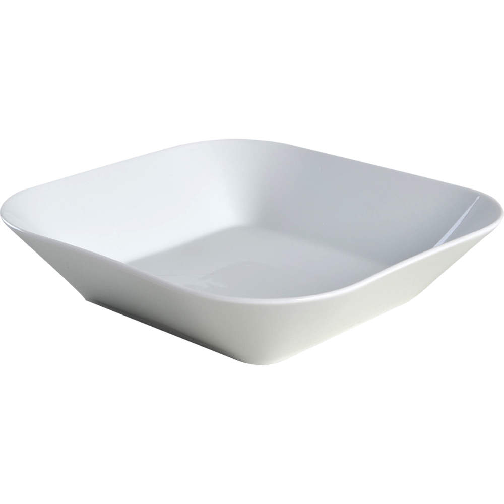 Quartet White Coupe Soup Bowl by Crate & Barrel-1