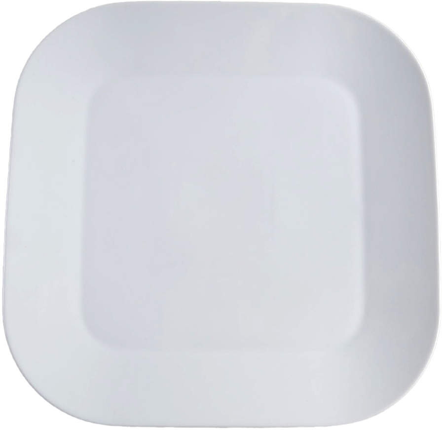 Quartet White Dinner Plate by Crate & Barrel-1