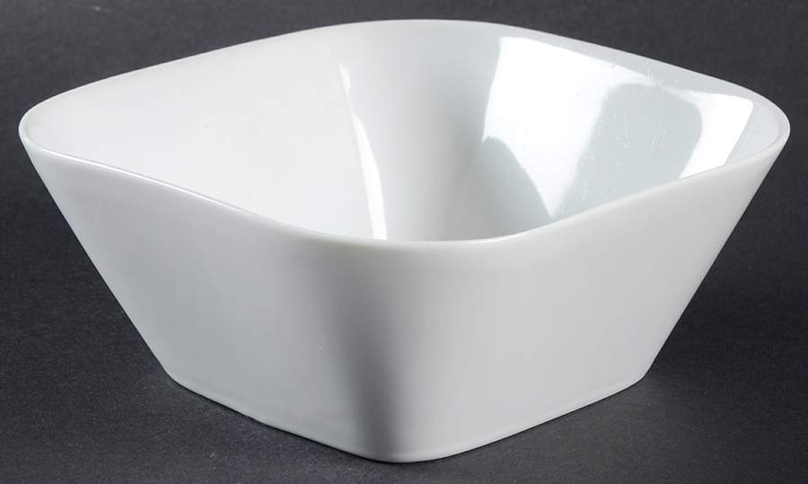 Quartet White Coupe Cereal Bowl by Crate & Barrel-1