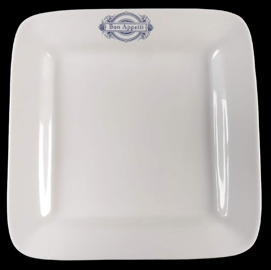 Bon Appetit 11" Square Serving Platter by Crate & Barrel-1