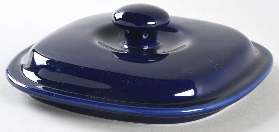 Indigo Blue Lid for 16 Oz Square Casserole by Chantal-1