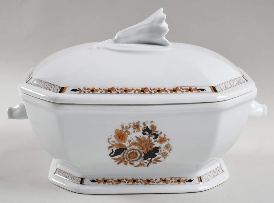 Ambassade Rectangular Tureen & Lid by Jean Louis Coquet-1