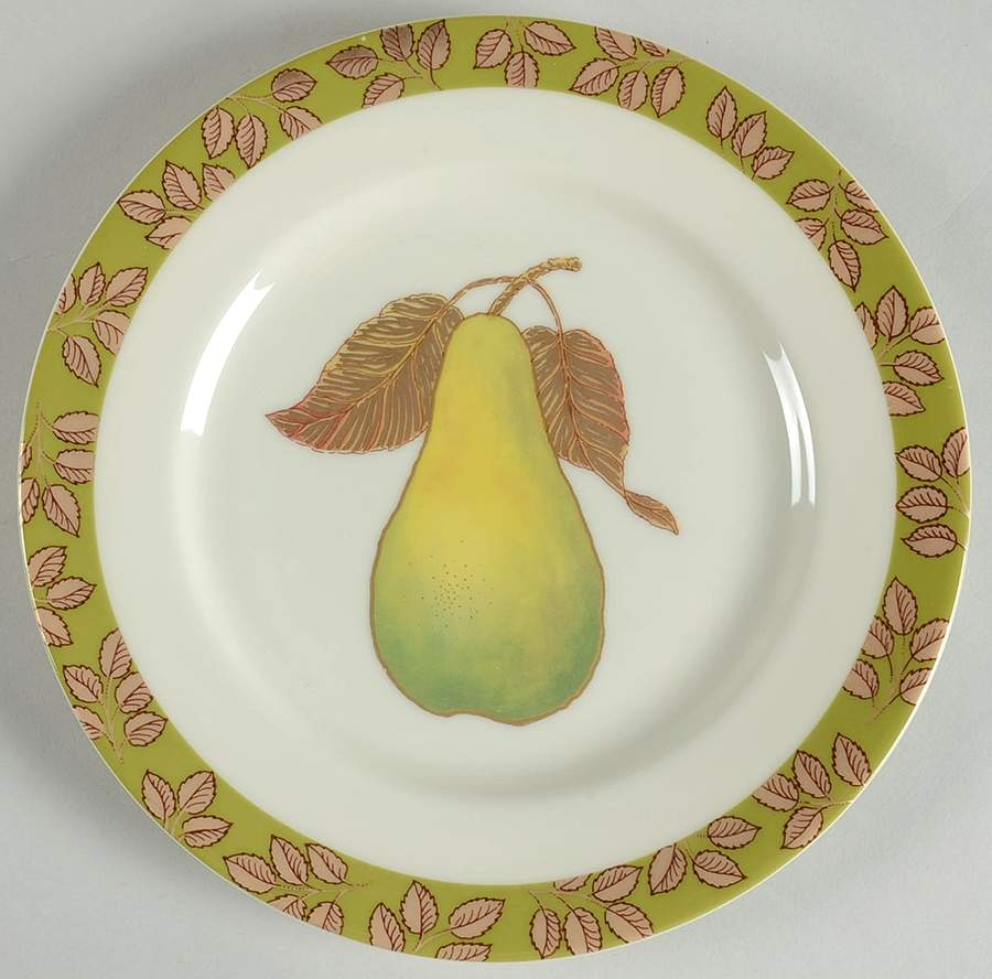Golden Pear Salad Plate by Crate & Barrel-1