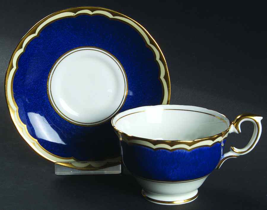 A15090 Footed Cup & Saucer Set by Crown Staffordshire-1
