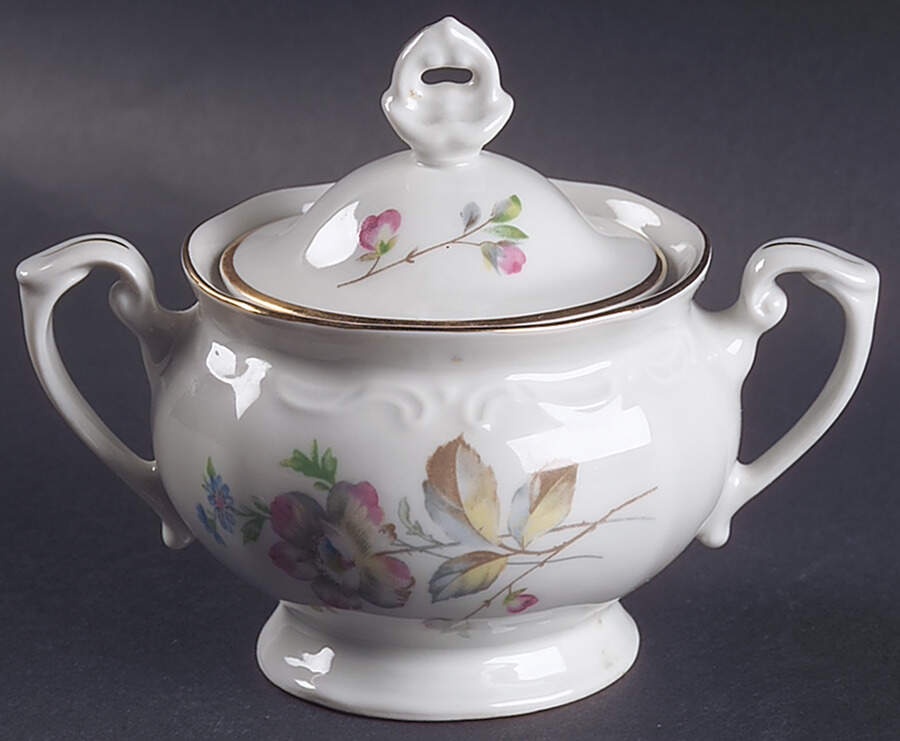 Margaret Sugar Bowl & Lid by Chodziez-Poland-1